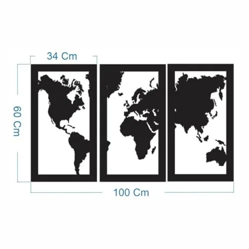 Mapa-múndi para a parede - foto 4