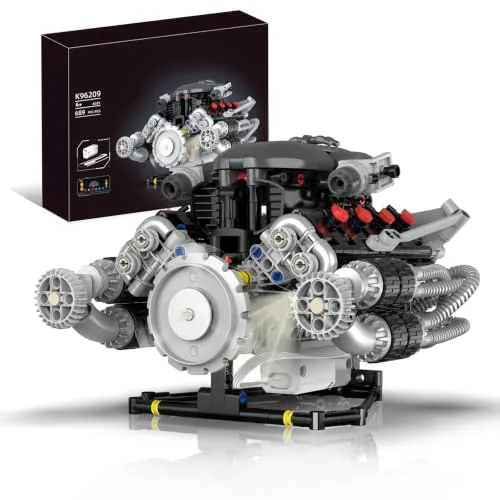 Motor V8 em miniatura que funciona