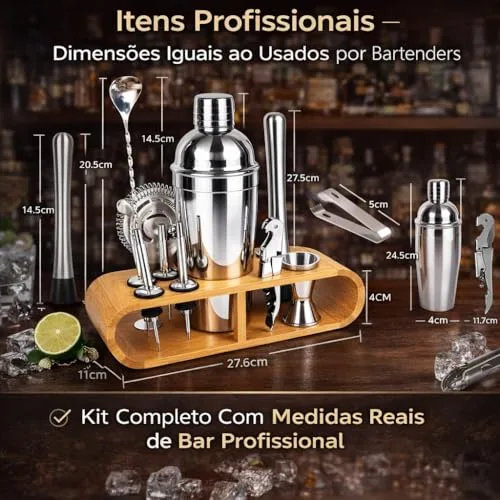 Kit de coquetelaria de bar - foto 3