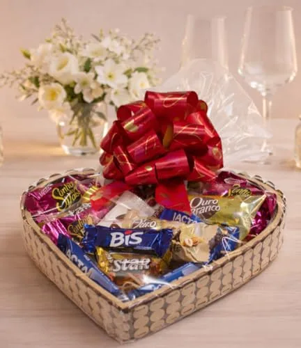 Cesta de chocolates - foto 4