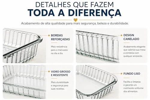 Travessa refratária de vidro - foto 4