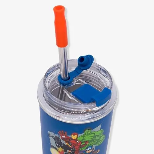 Copo térmico dos Vingadores com canudo - foto 2