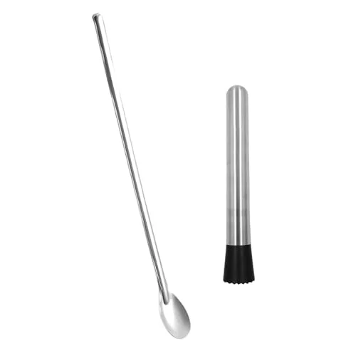 Kit de socador e colher para drinks