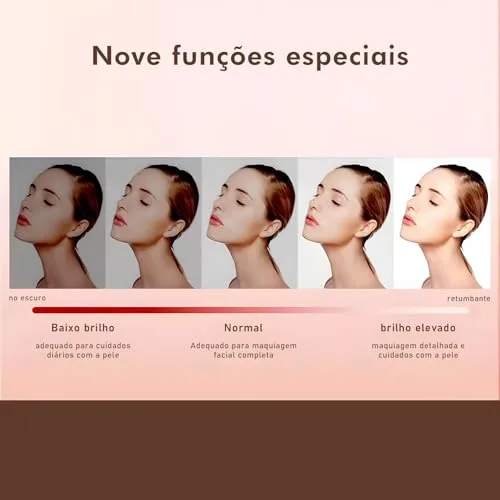 Maleta de maquiagem com espelho de LED - foto 5
