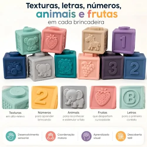 Cubos sensoriais macios - foto 3