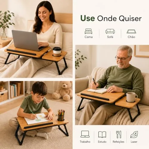 Mesa portátil para usar na cama - foto 4