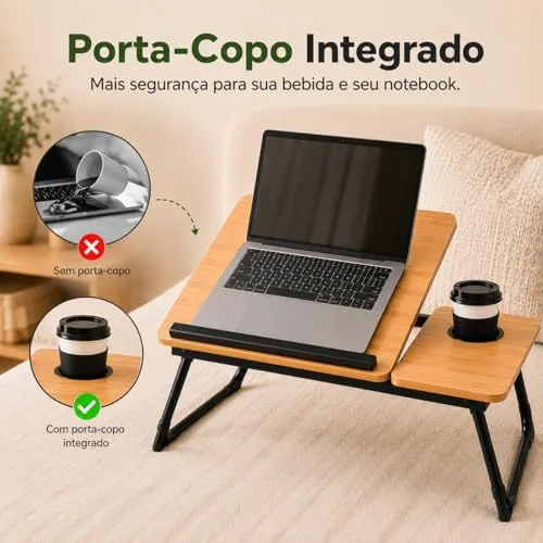 Mesa portátil para usar na cama - foto 5