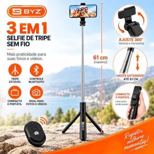 Tripé extensível para celular - foto 3