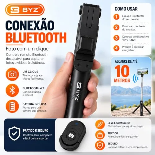 Tripé extensível para celular - foto 4