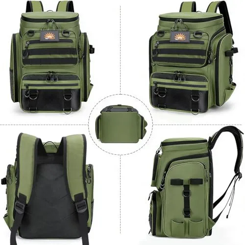 Mochila de pesca com suporte de vara - foto 6