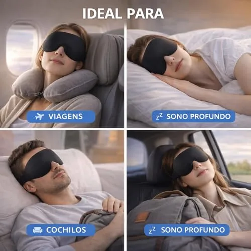 Máscara de dormir blackout - foto 5