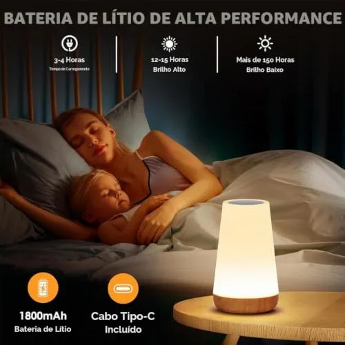 Abajur LED com controle remoto - foto 4