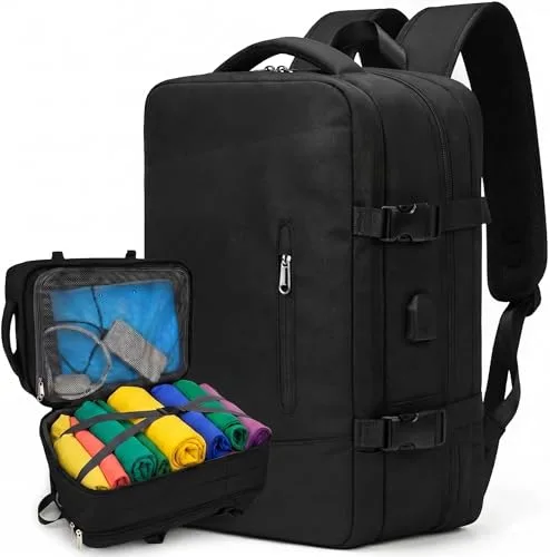 Mochila de viagem expansível de 40 litros