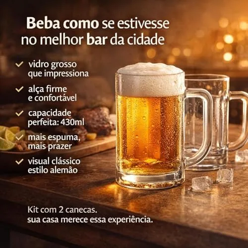 Canecas de chopp de vidro - foto 3