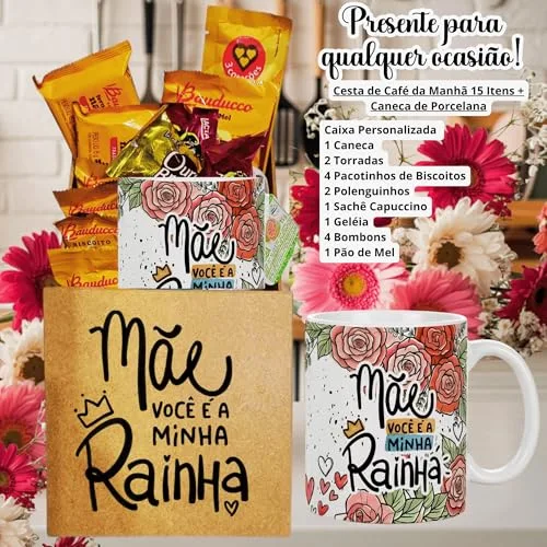 Cesta de café da manhã para mãe - foto 2