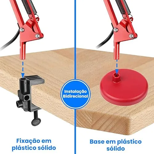 Luminária de mesa articulada - foto 5