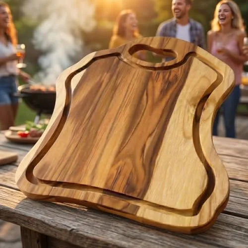Tábua de madeira para cortar a carne