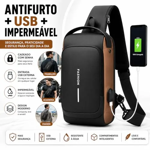 Bolsa transversal antifurto - foto 2