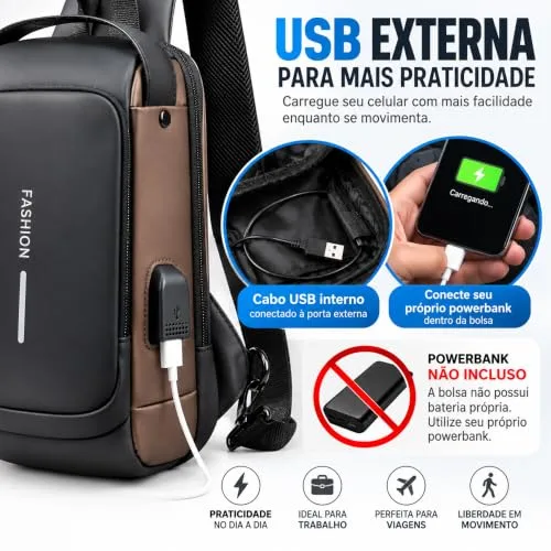 Bolsa transversal antifurto - foto 4