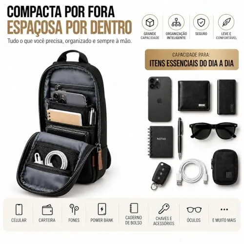 Bolsa transversal antifurto - foto 6
