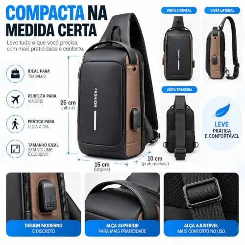 Bolsa transversal antifurto - foto 6