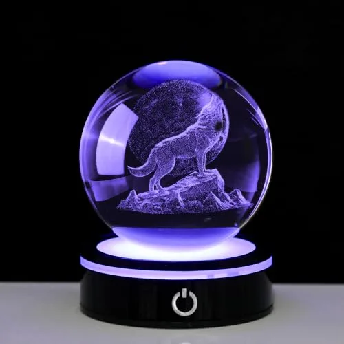 Luminária de bola de cristal