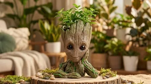 Vaso do Baby Groot que vira porta-canetas - foto 2