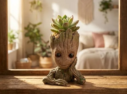 Vaso do Baby Groot que vira porta-canetas - foto 3