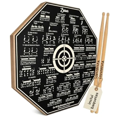Pad de estudo para bateria