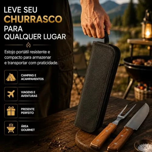 Kit churrasco em estojo - foto 4