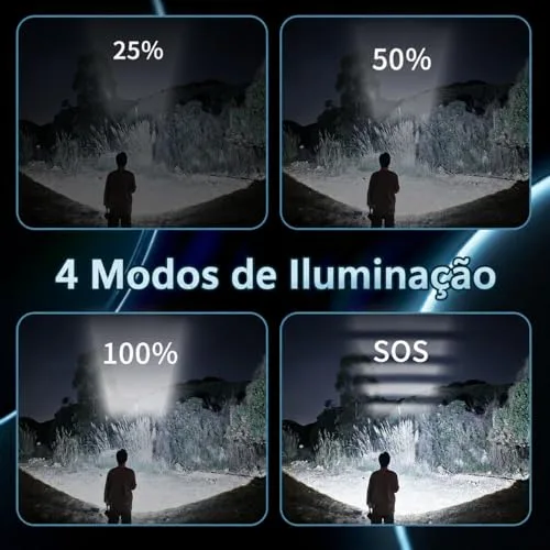 Lanterna tática recarregável - foto 3