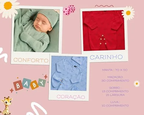 Saída de maternidade em tricô claro - foto 5
