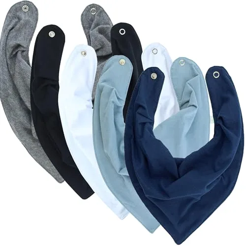 Kit de babadores em cores neutras