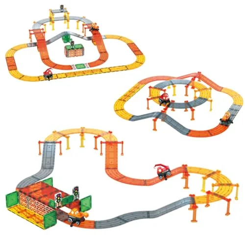 Pista magnética de montar com carrinhos - foto 2