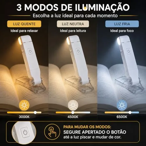 Luz de leitura com clipe - foto 2