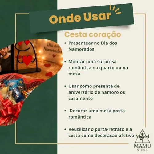 Cesta romântica com chocolates - foto 4