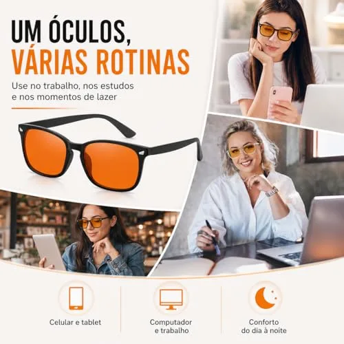 Óculos com filtro de luz azul - foto 5